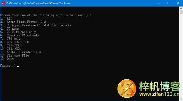 插图1–Adobe全家桶系列卸载工具 v4.3.0.1242 绿色版–梓帆博客