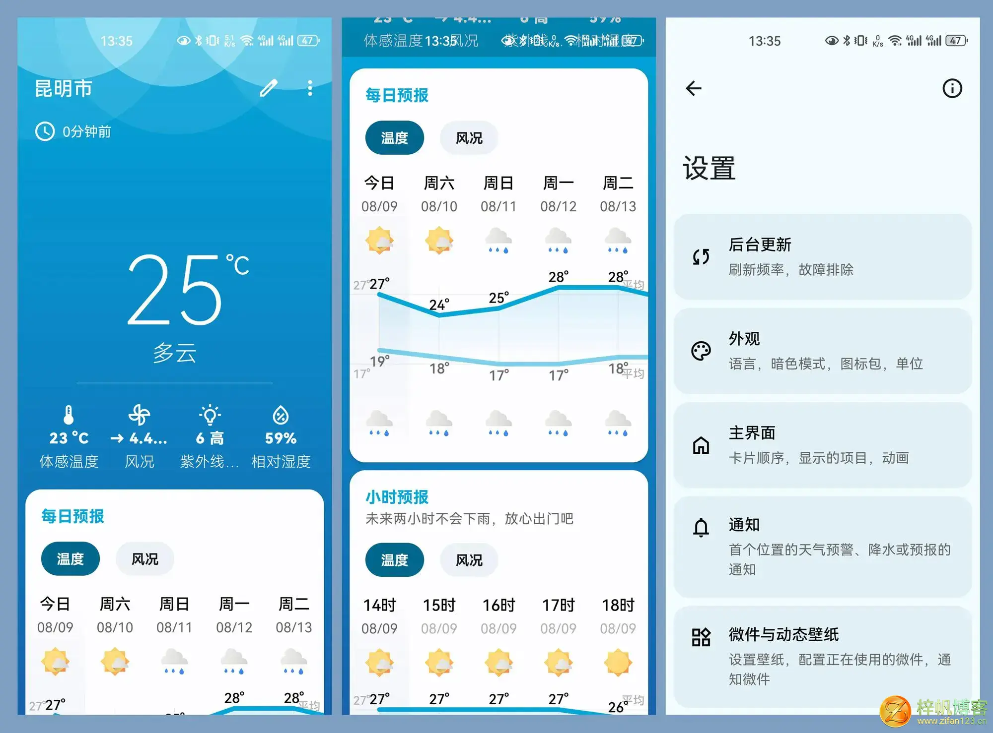 插图1–Breezy Weather安卓版(无广告天气软件) v6.2.0 最新版–梓帆博客